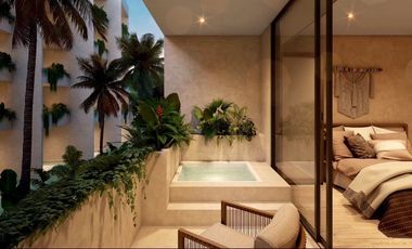 Venta de Departamento P. H., en La Veleta, Tulum, Quintana Roo.