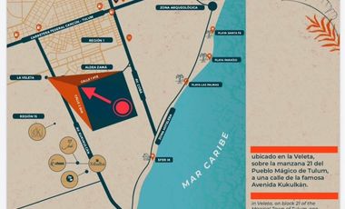 Venta de Departamento P. H., en La Veleta, Tulum, Quintana Roo.