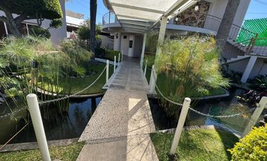 Jardines para eventos, casa, alberca, lago, vivero