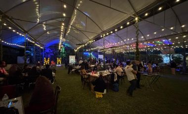 Jardines para eventos, casa, alberca, lago, vivero