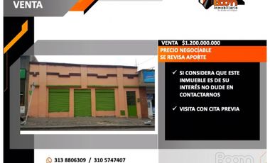 VENTA CASA COMERCIAL PARA REMODELAR - LOTE DE 200 M2 - 20 DE JULIO