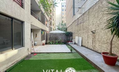 Departamento en arriendo 2 dormitorios 2 baños con patio