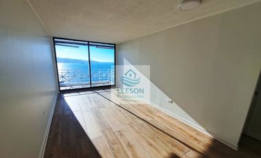 VALPARAÍSO-ARRIENDO DEPTO 3D/2B CON VISTA AL MAR
