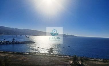VALPARAÍSO-ARRIENDO DEPTO 3D/2B CON VISTA AL MAR