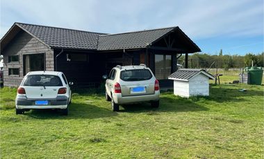 PARCELA CON CASA  PARA VIVIR  3 DORMITORIOS Y 2 BAÑOS
