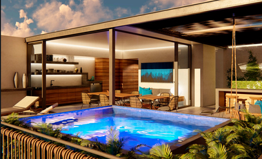 Venta de Departamento P.H. en Tulum, sobre Av. Cobá, Quintana Roo.
