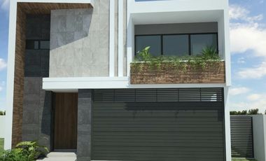 Casa e Venta en Punta Tiburon / Alberca con cascada