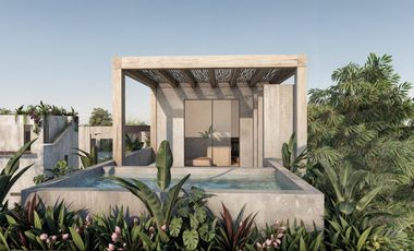 CASA DE TRES PISOS A ORILLAS DEL MAR EN ZONA HOTELERA,TULUM. PREVENTA.