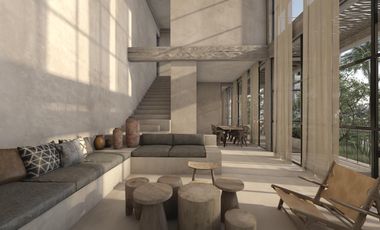 CASA DE TRES PISOS A ORILLAS DEL MAR EN ZONA HOTELERA,TULUM. PREVENTA.