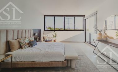 Casa con dos recamaras de dos plantas en Temozón Norte Merida Yucatan.