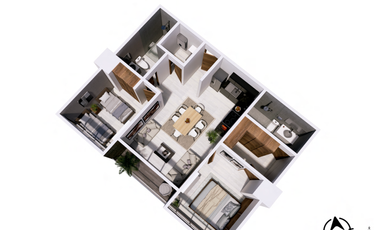 Departamento de 77 m² con 2 Recámaras en Preventa en Naucalpan