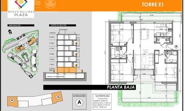 Departamento 3 ambientes en venta en Nuevo Quilmes Residencias