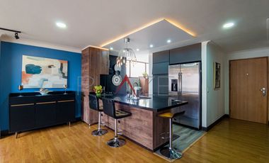 Apartamento Amoblado  Arriendo - Sta. Barbara, 2H + Est 3B, 1P