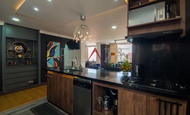 Apartamento Amoblado  Arriendo - Sta. Barbara, 2H + Est 3B, 1P