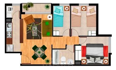 Departamento en Venta en COD39346 Salida norte de Temuco a pasos de Mall Easton y Universidad Católica