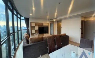 Corner Unit,Fully Furnished 2 BR Condominium @Lumpini Suite Phetchaburi (AA44996)
