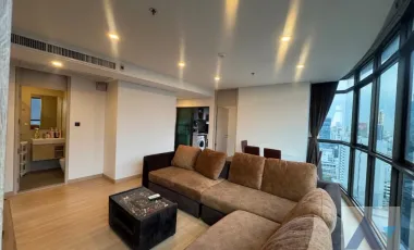 Corner Unit,Fully Furnished 2 BR Condominium @Lumpini Suite Phetchaburi (AA44996)
