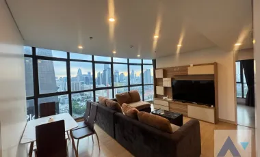 Corner Unit,Fully Furnished 2 BR Condominium @Lumpini Suite Phetchaburi (AA44996)