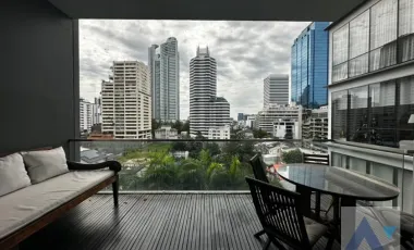 Condominium with a large balcony and unblocked city view at Domus 16 ( AA42761 )