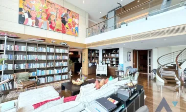 Huge Terrace,Duplex Condo,Penthouse 4 BR Condominium @The Park Chidlom (AA41642)