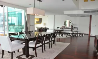 Pet friendly,Huge Terrace,Duplex Condo Spacious unit with private pool and dark wood tones at Le Raffine Sukhumvit 31 Condominium (1520402)