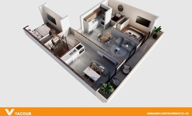 Departamento en venta de pozo - 1 dormitorio 1 baño - La Plata