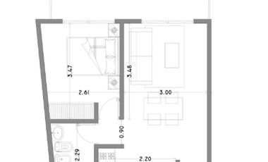 Departamento en venta de pozo - 1 dormitorio 1 baño - La Plata