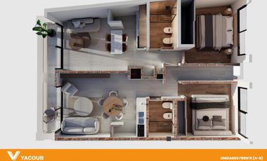 Departamento en venta de pozo - 1 dormitorio 1 baño - La Plata