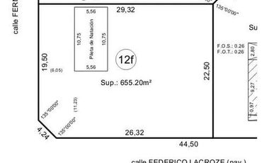Terreno en venta - 665Mts2 - Tigre