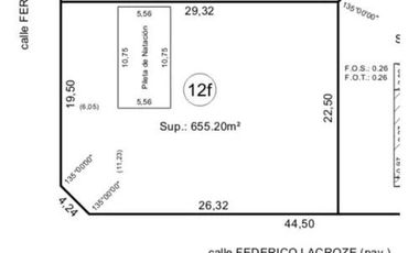 Terreno en venta - 665Mts2 - Tigre