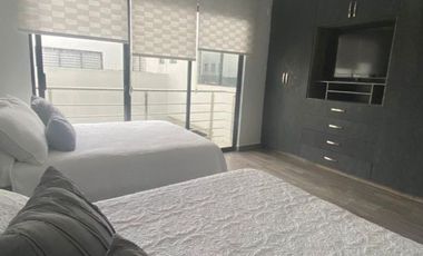 Casa AMUEBLADA en RENTA en Metepec, Residencial Ibiza.