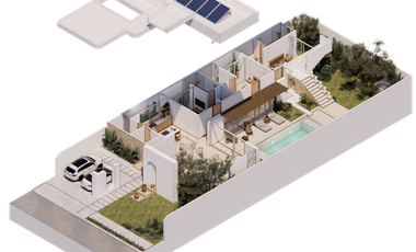CASA EN VENTA MERIDA, CHOLUL, PRIVADA EL ARCA, CASA ARTEMISA, A 6 MESES.