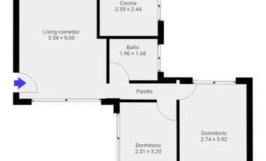 Departamento a estrenar 2 ambientes en Saavedra