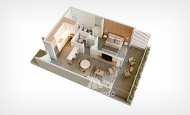 Depto 2 amb de 65m2 al frente con Balcón - Zona Güemes Aldrey