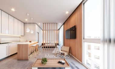 Depto 2 amb de 90m2 al frente con Balcón con parrilla - Zona Güemes Aldrey