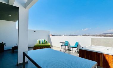 Extraordinario Departamento Estilo Townhouse en Zakia