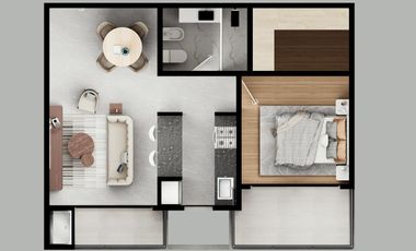 DEPARTAMENTO DE POZO R. DE ESCALADA CENTRO-  2 AMB . AMENITIES .OPCIONAL COCHERA . FINANCIACIÓN .