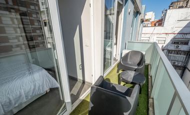 Departamento venta Cañitas Palermo, Excelente 2 amb piso alto contrafrente cochera baulera amenities