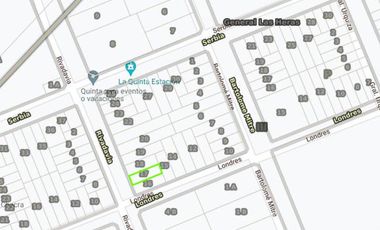 Terreno venta - 10x31,34mts -313mts2 totales - Villars - Gral. Las Heras