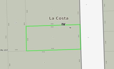 Terreno en venta - 560mts2 - Mar del Sur