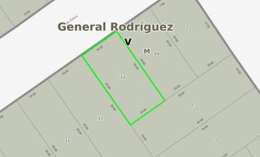 Terreno en Venta - 200mts2 - General Rodriguez