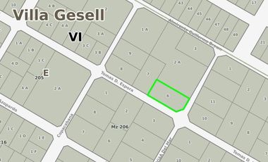 Terreno en venta - 1245mts2 - Las Gaviotas, Villa Gesell