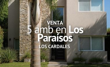 CASA 5 AMBIENTES EN VENTA, BARRIO PRIVADO LOS PARAISOS, LOS CARDALES