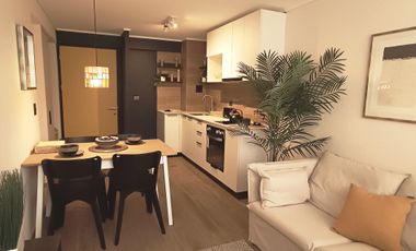 ESTUDIO MODERNO CON TERRAZA EN BARRIO CUETO 1218 SANTIAGO