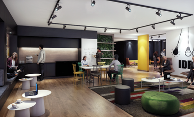 ESTUDIO MODERNO CON TERRAZA EN BARRIO CUETO 1218 SANTIAGO