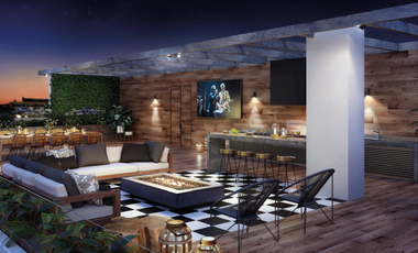 ESTUDIO MODERNO CON TERRAZA EN BARRIO CUETO 1218 SANTIAGO