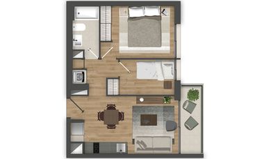 2D2B DEPTO NUEVO CON DOBLE SUITE EN CIUDAD CERRILLOS