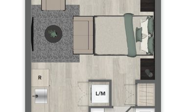 DEPTO STUDIO NUEVO DESDE 25 MT2 A PASOS DE METRO CERRILLO