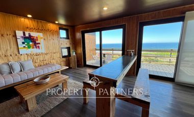 Dos lindas casas con espectacular vista al mar en Curanipe