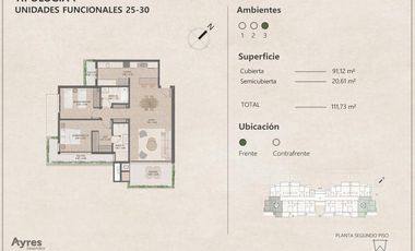 Excelente departamento a la venta en  Benavidez.